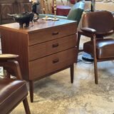 Vintage 1960 Wrighton English Teak Chest of Drawers