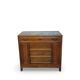 Commode de style Art Déco en bois de cerisier et noyer.