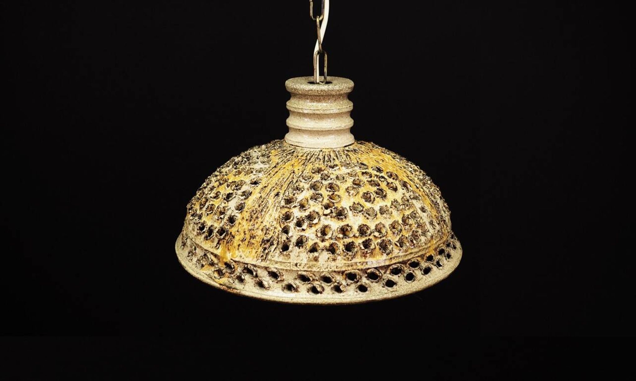 Lustre en céramique, style vintage, années 1960, production : Danemark