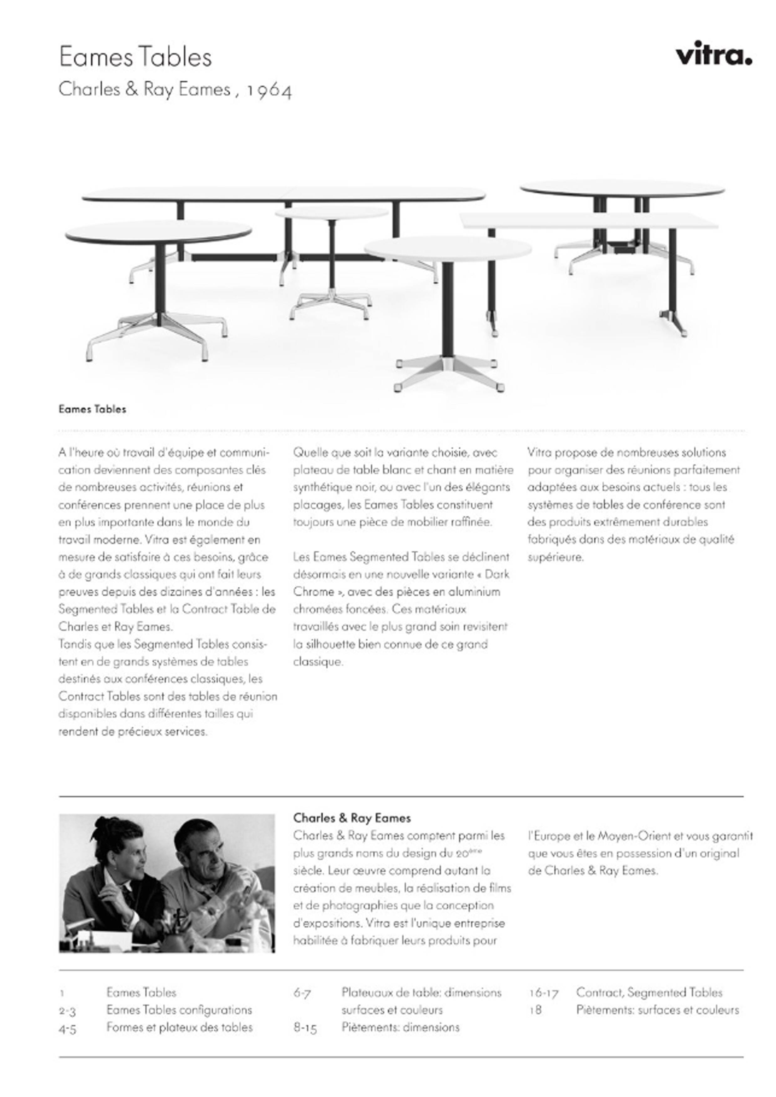 Table a café vintage par Charles et Ray Eames pour Hermann Miller; Suisse 1960 H 65cm