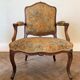 Fauteuil à la reine, style louis xv, vers 1750