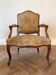 Fauteuil à la reine, style louis xv, vers 1750