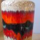 Vase fat lava 70s