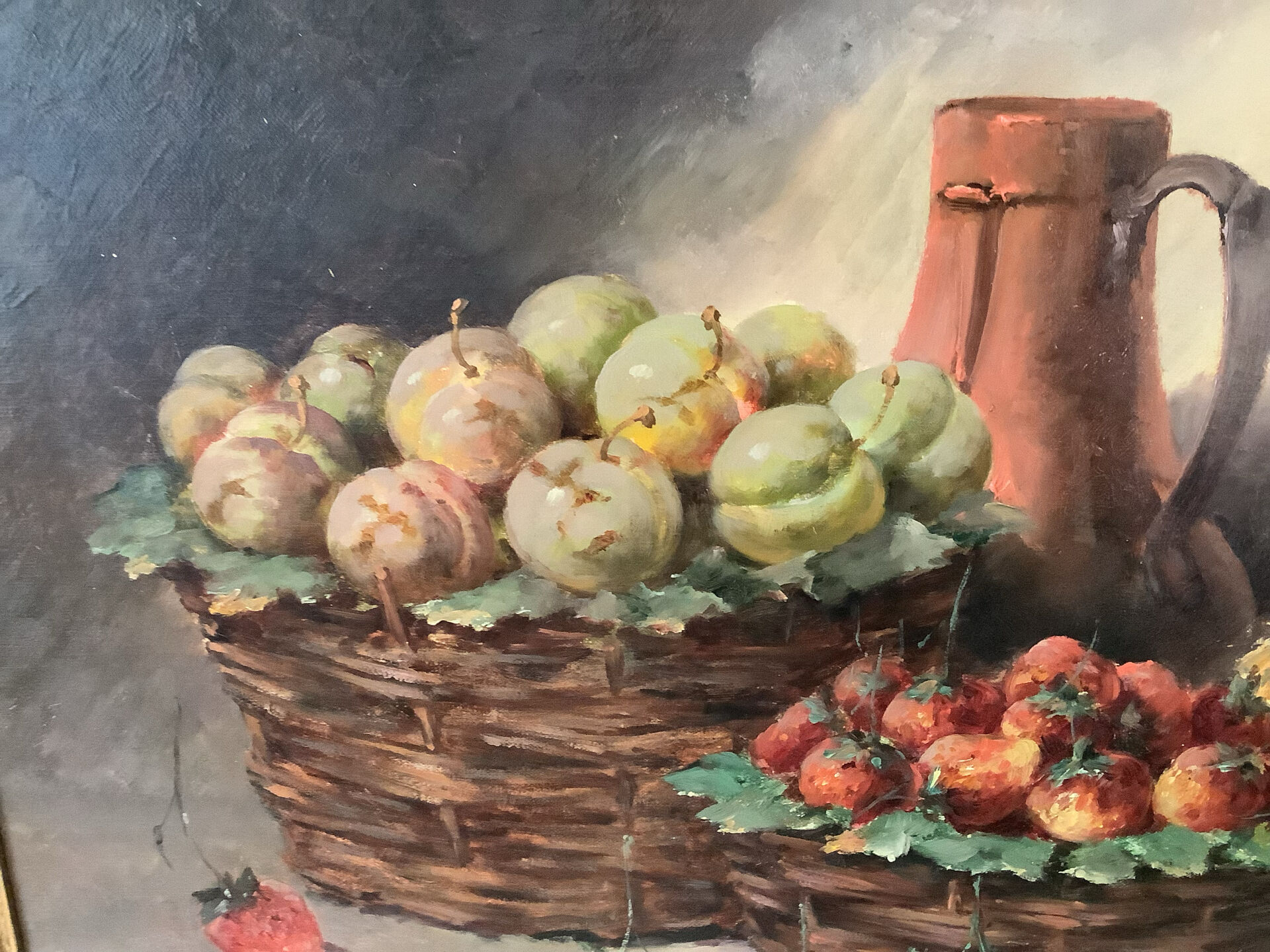 Peinture Nature morte signée LEROY