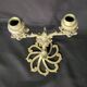 Pair of Koi Fish Candle Holder Solid Brass