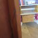 Antique trunk bench - Louis Philippe style - trunk seat - solid wood