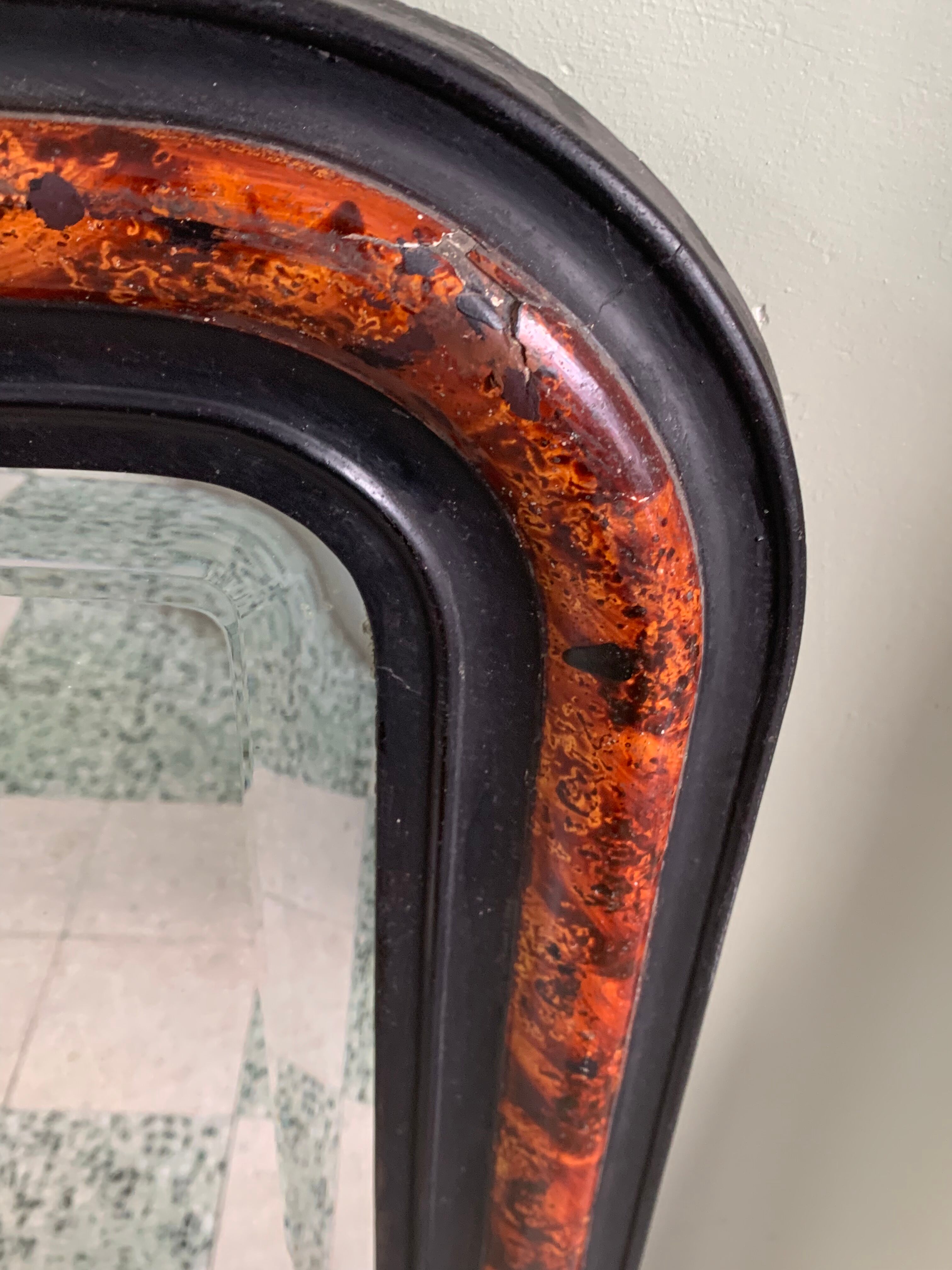 Old mirror, beveled ice, Louis-Philippe