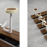 Vintage Mid-Century Scandinavian Modern Teak Wall Coat Rack, 1950s