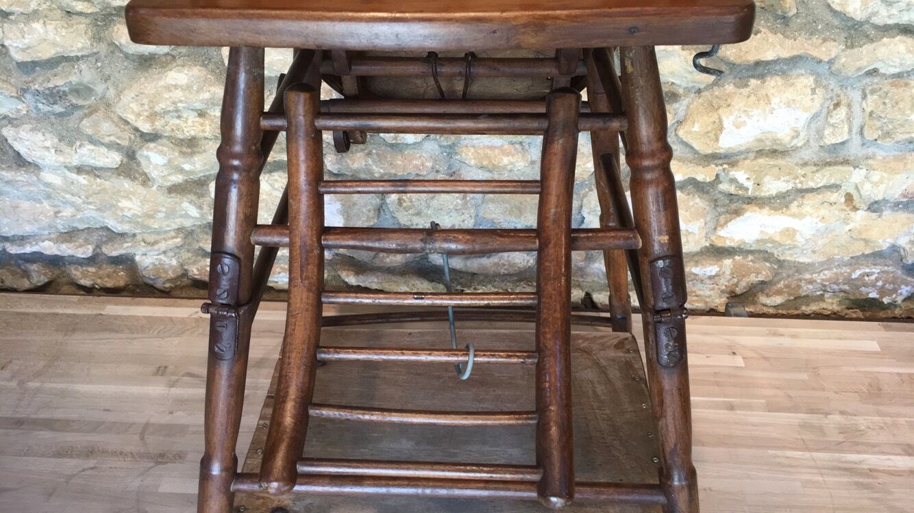 Chair high baby Baumann year 1930 20th child