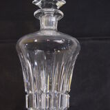 Ancient carafe with its cut crystal bouchon