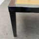 Black metal coffee table
