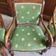 Serie de 4 fauteuils de style empire a crosse