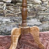 Old mannequin on wooden and fabric stand
