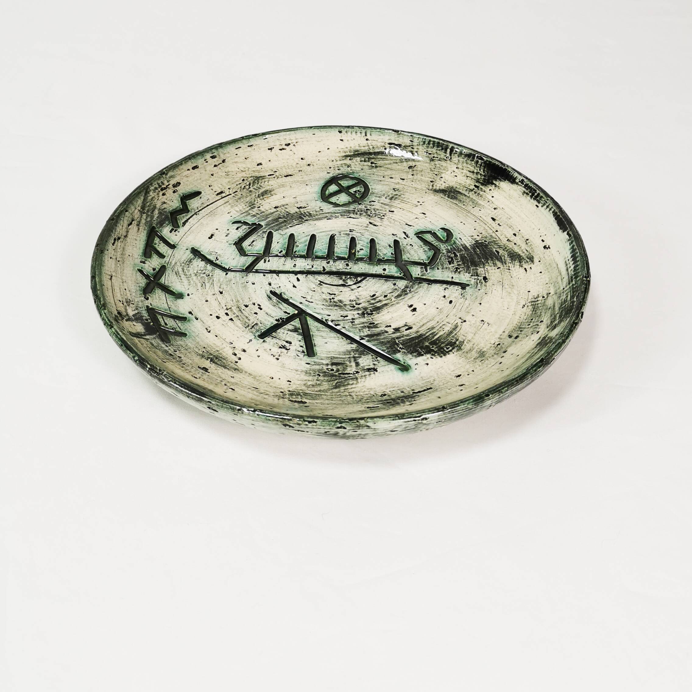 Ceramic wall plate, Arol, Norway, 1960s