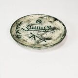 Ceramic wall plate, Arol, Norway, 1960s