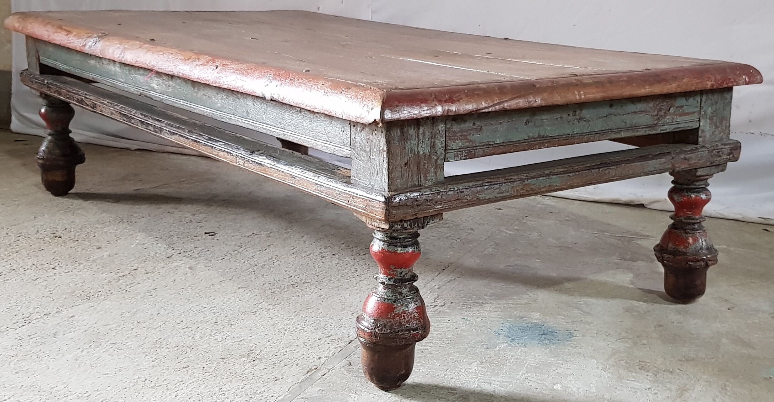 Old teak coffee table