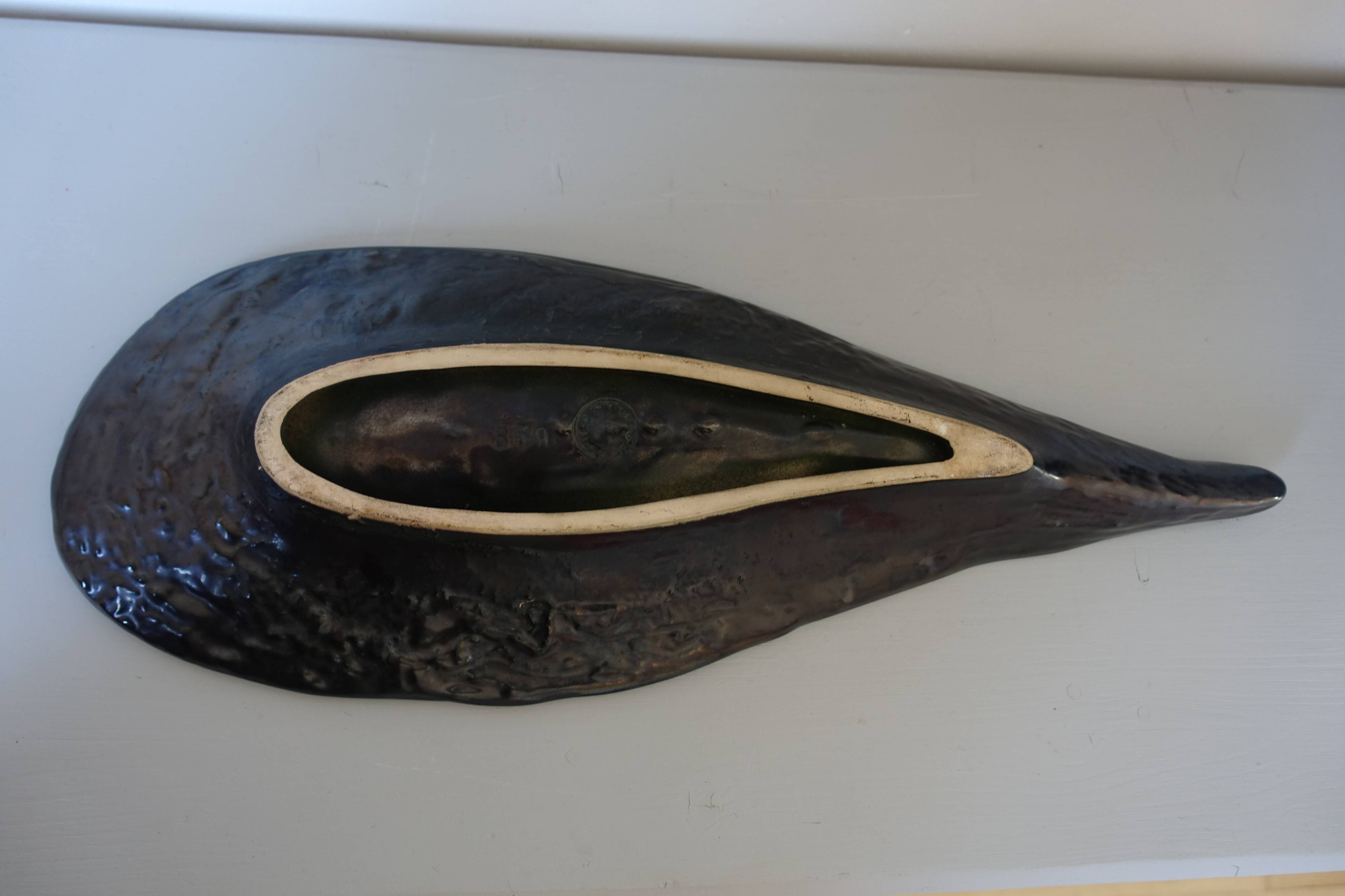 Pol Chambost flat in the shape of pearly shell 1950