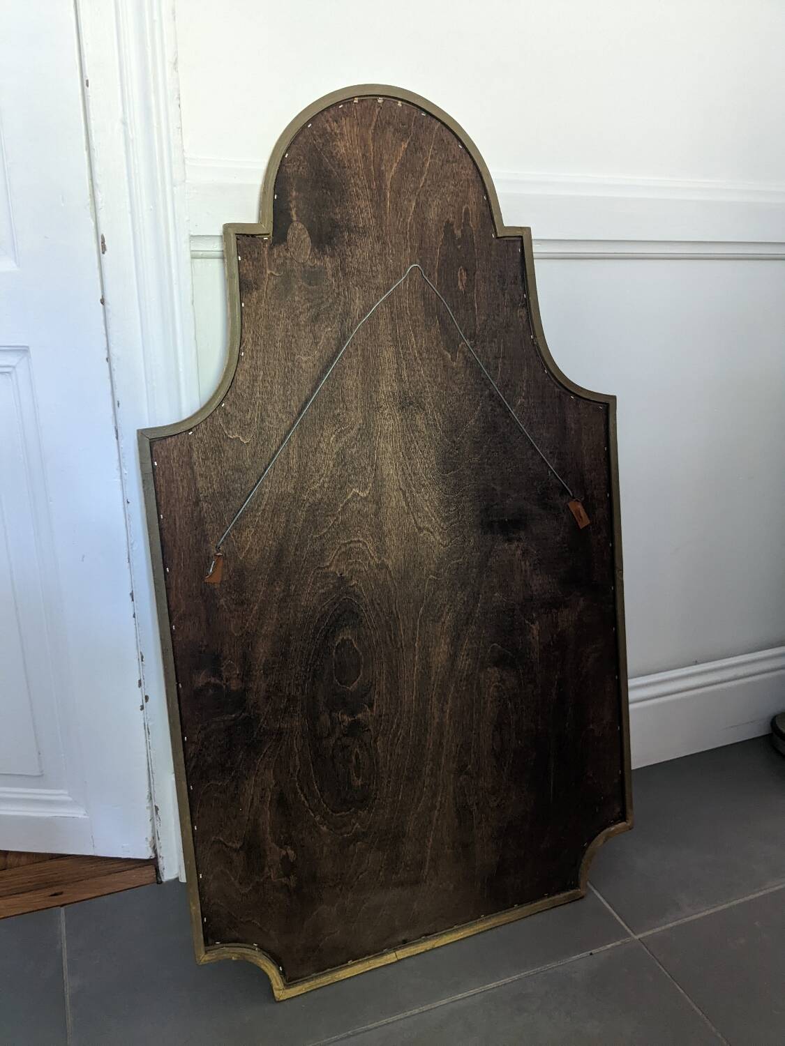 Old policeman's hat mirror