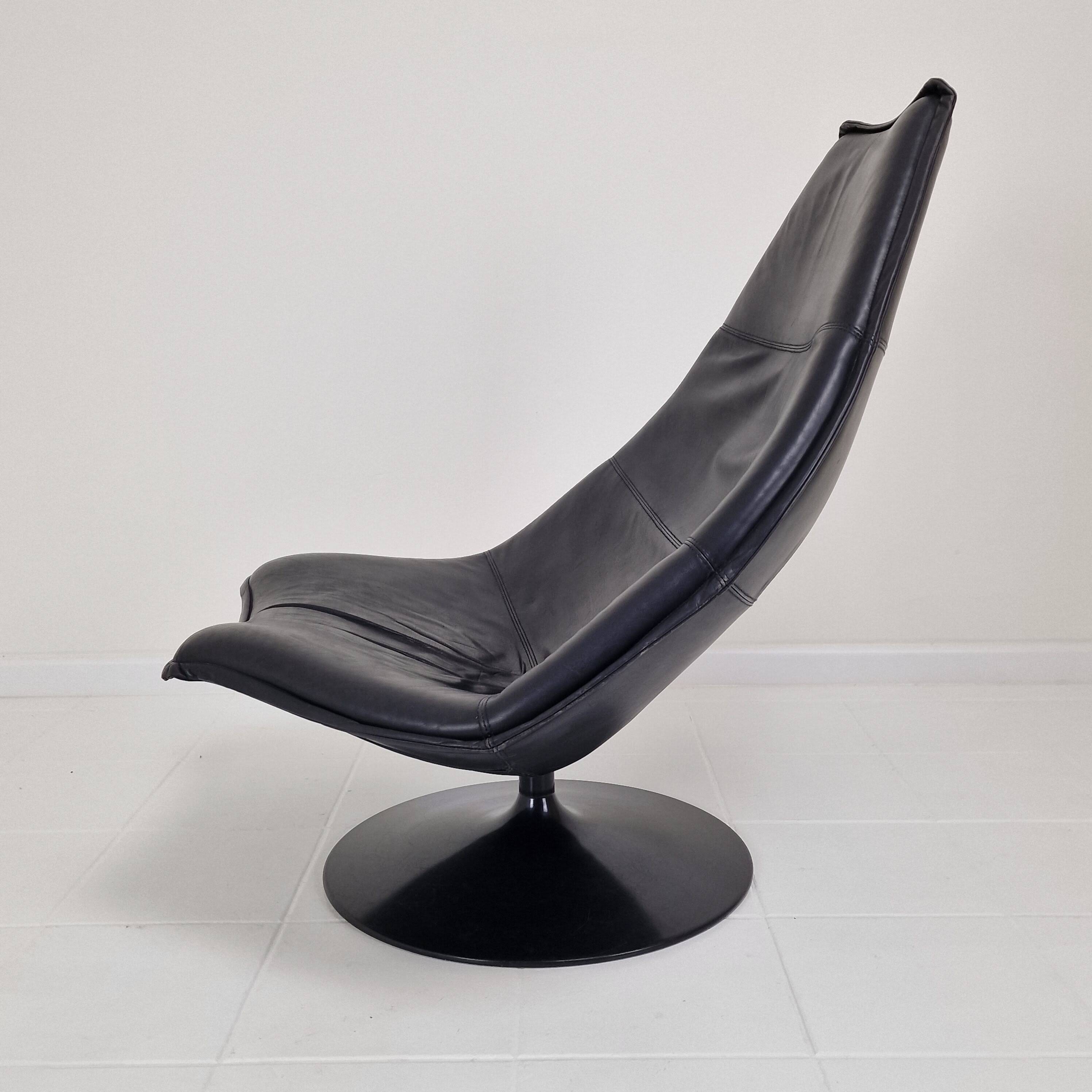 Set of 2 F585 Lounge Chairs by Geoffrey Harcourt for Artifort, 1990's