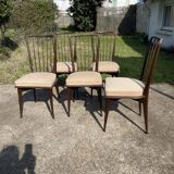 Suite of 5 chairs by Charles Ramos