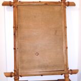 1950s bamboo mirror  48x63cm