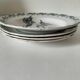 4 ironstone plates A. Lebacqz & M. Bouchart Richelieu model