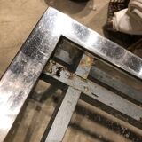 Vintage chrome coffee table
