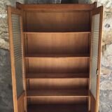 Bookcase or school glass cabinet - vintage 1960