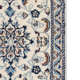 Vintage Nain Area carpet Handwoven Persian Rug- 57x94cm