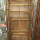 Pair of pine Parisian wardrobes circa 1935