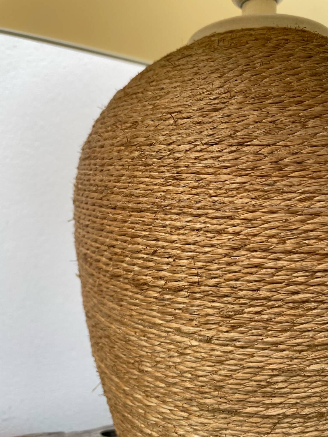 Habitat vintage rattan lamp