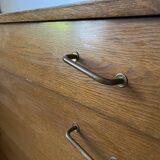 Vintage Scandinavian commode with tapered legs.