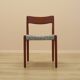 Teak chair, Danish design, 1960s, manufacturer: EMC Möbler