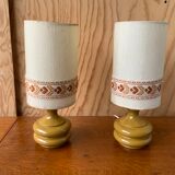 Pair of bedside lamps
