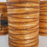 Suite of 3 vintage Accolay wall lights 1960