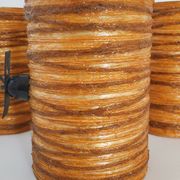 Suite of 3 vintage Accolay wall lights 1960