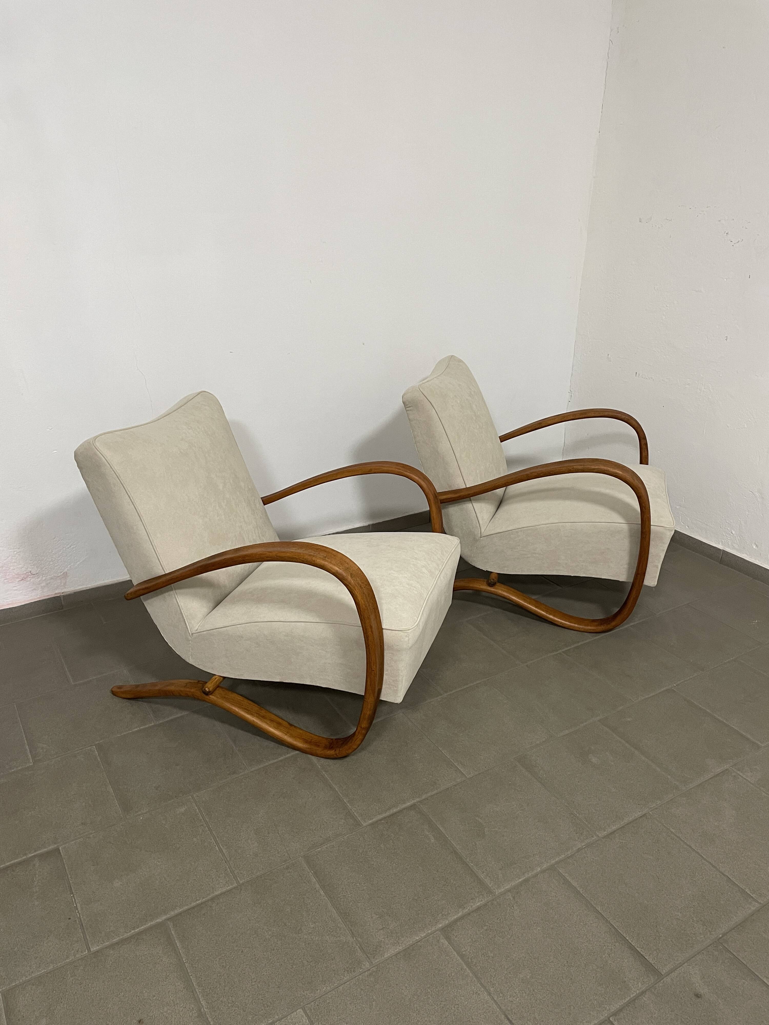 Set of two armchairs Halabala H269