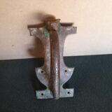 Wrought iron barn door handle