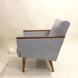 Reupholstered 60s armchair