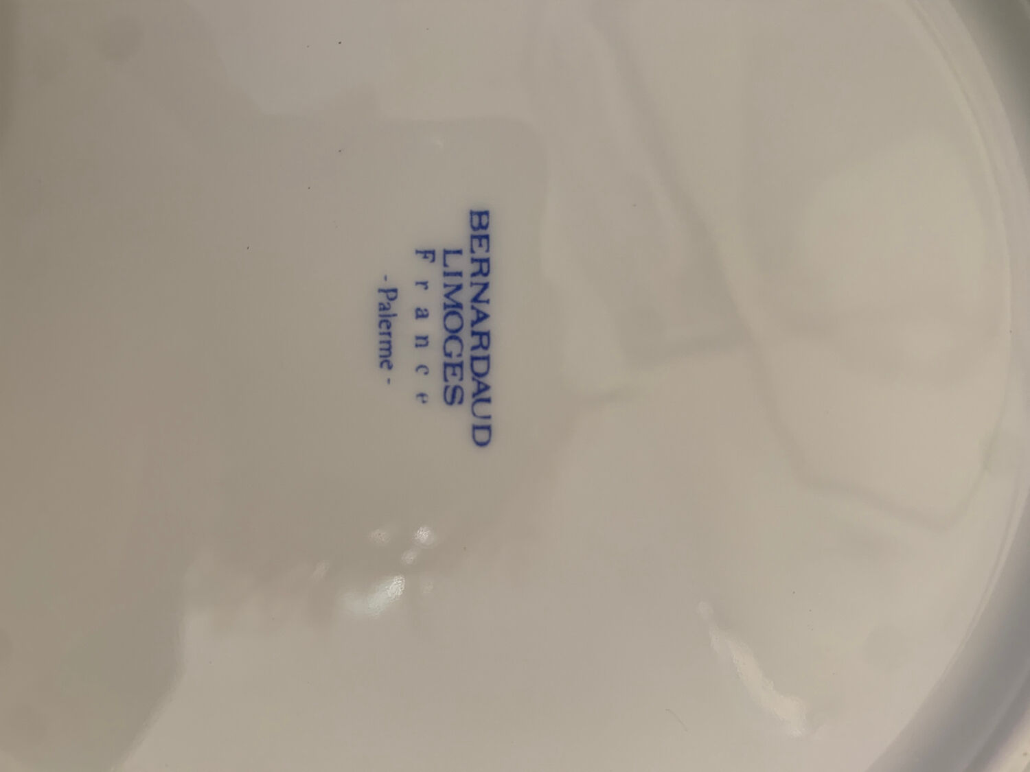 Plates Bernardaud Limoges mod. Palermo