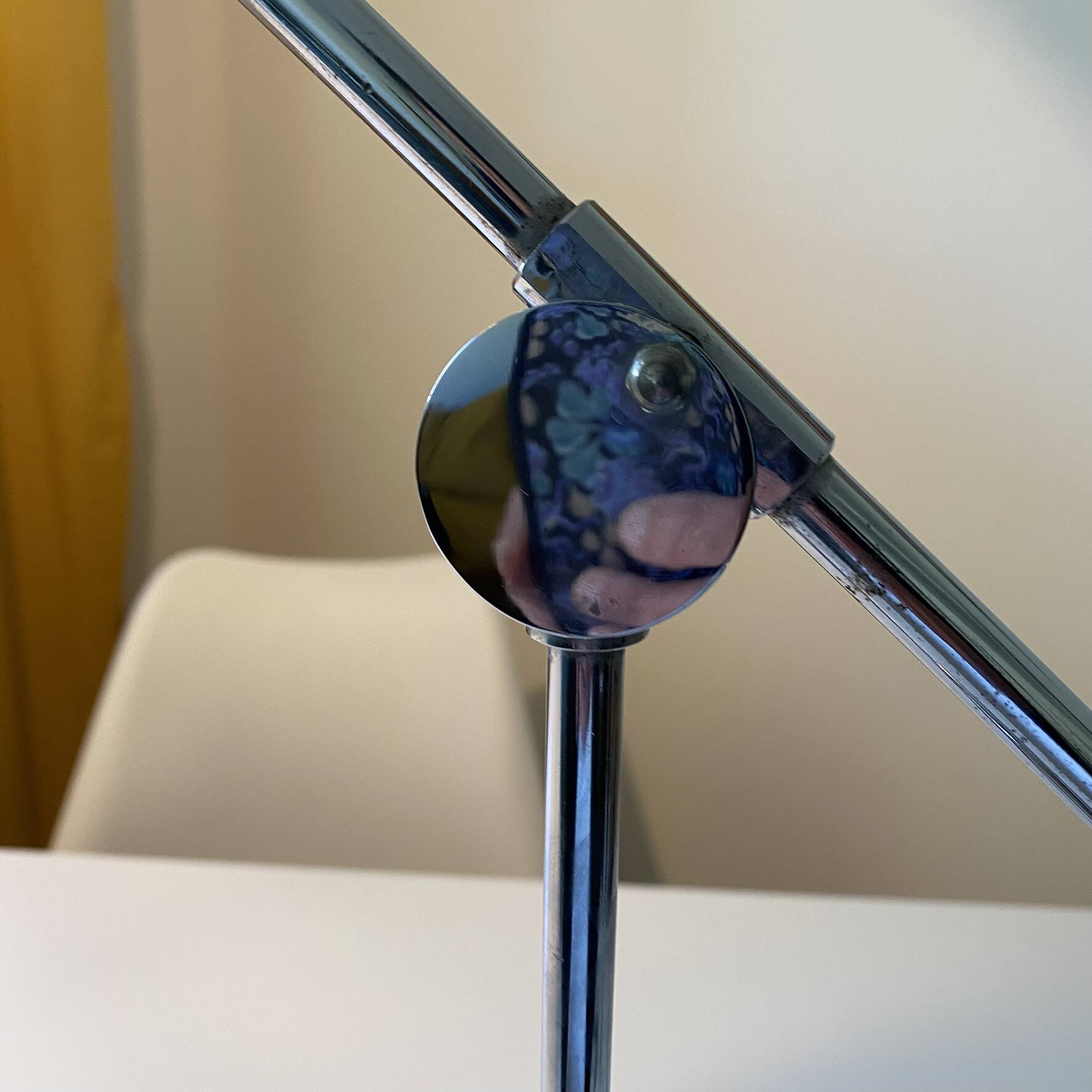 Aluminor chrome balance desk lamp in Space Age style