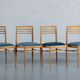 Mid-century dining chairs, Denmark, 1970s, set of 4