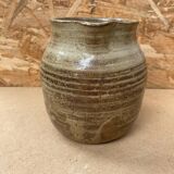Ancien pichet v. benaix gres marron beige vintage