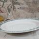 Plat ovale en faïence de Longwy