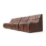 Vintage modular sofa with 4 elements from De Sede made in the 1970s