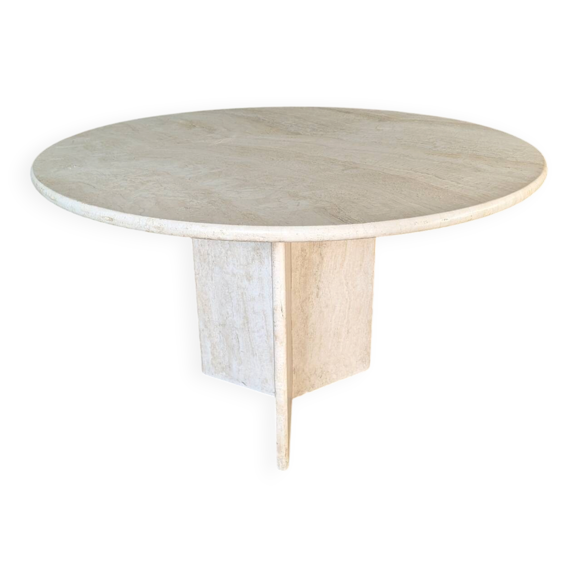 Table de salle à manger en travertin 