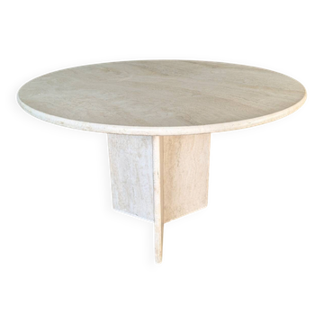 Table de salle à manger en travertin 