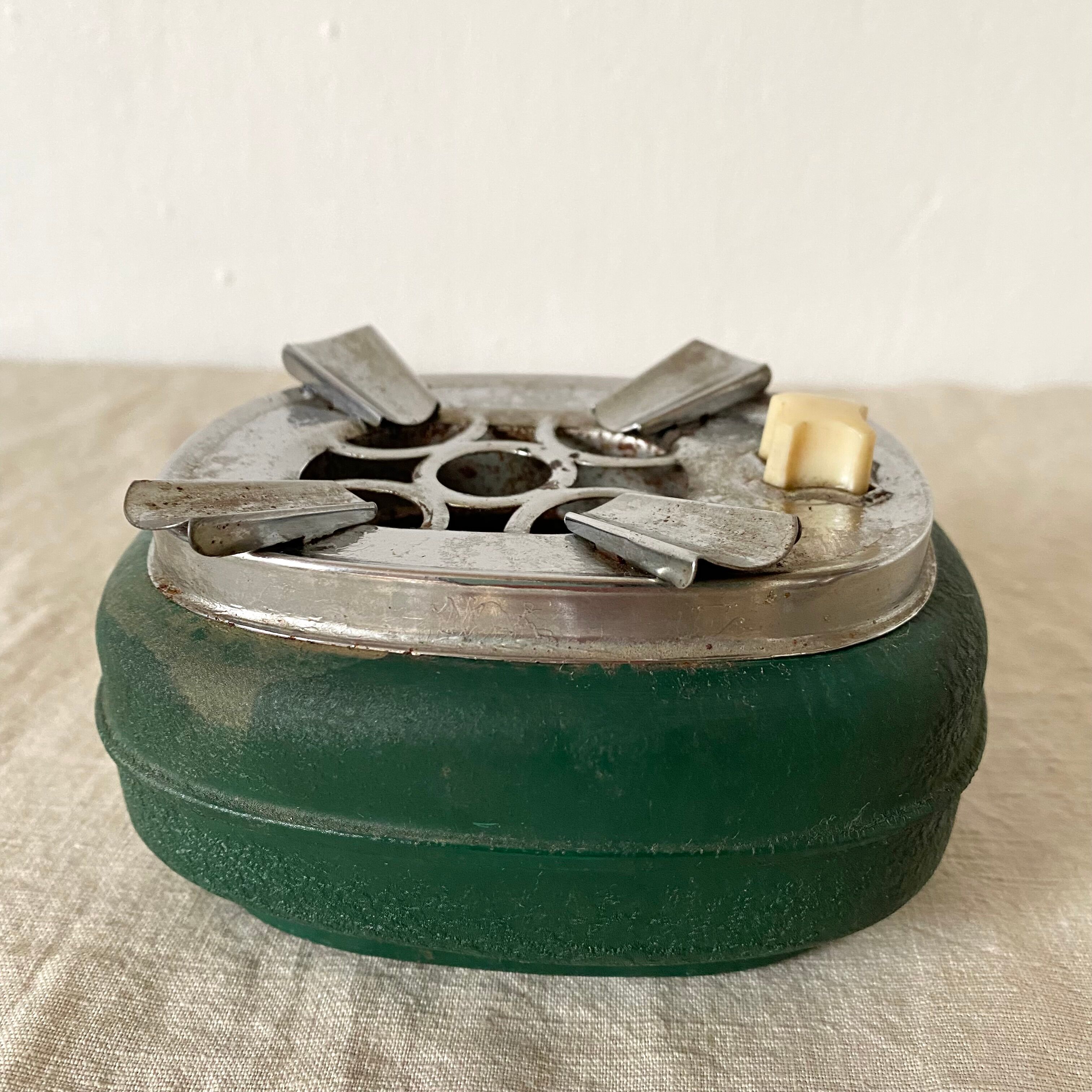 Vintage metal ashtray