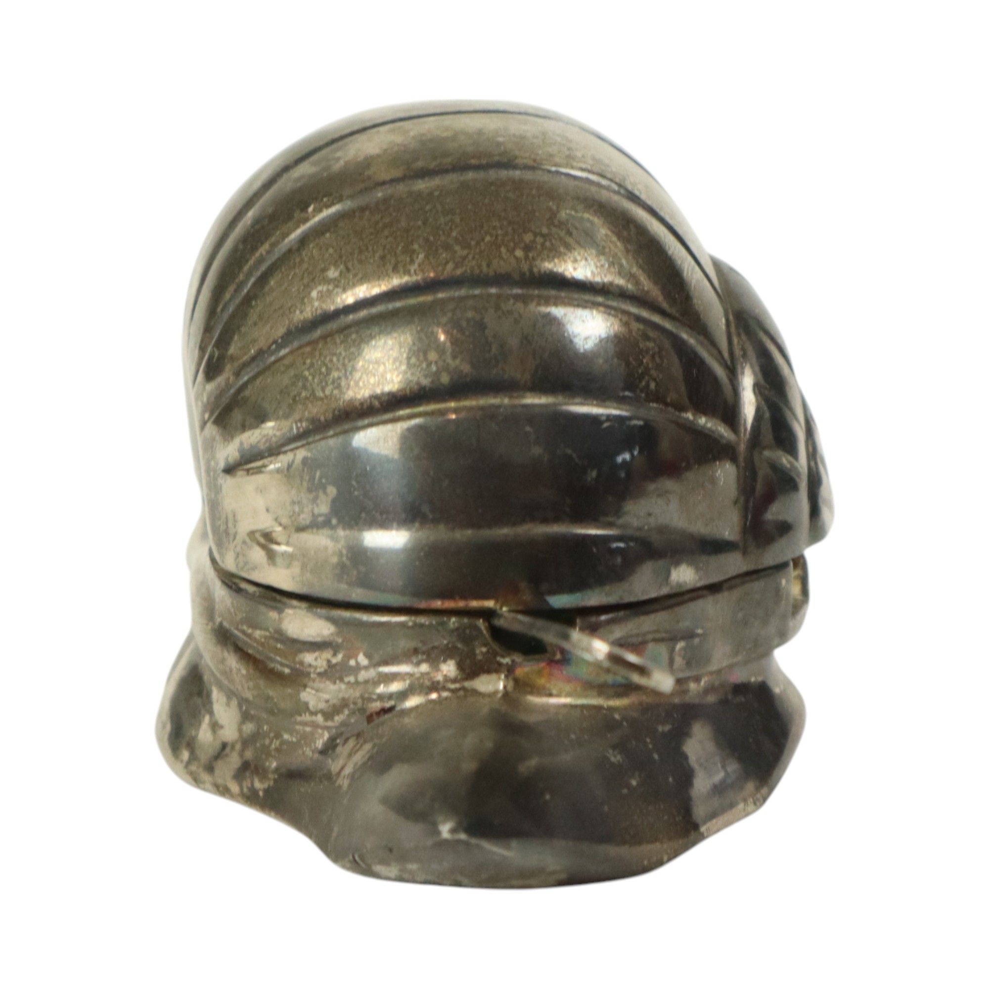 Vintage Silver Plated Butter Dish Snail EP Zinc Hong Kong 1960s