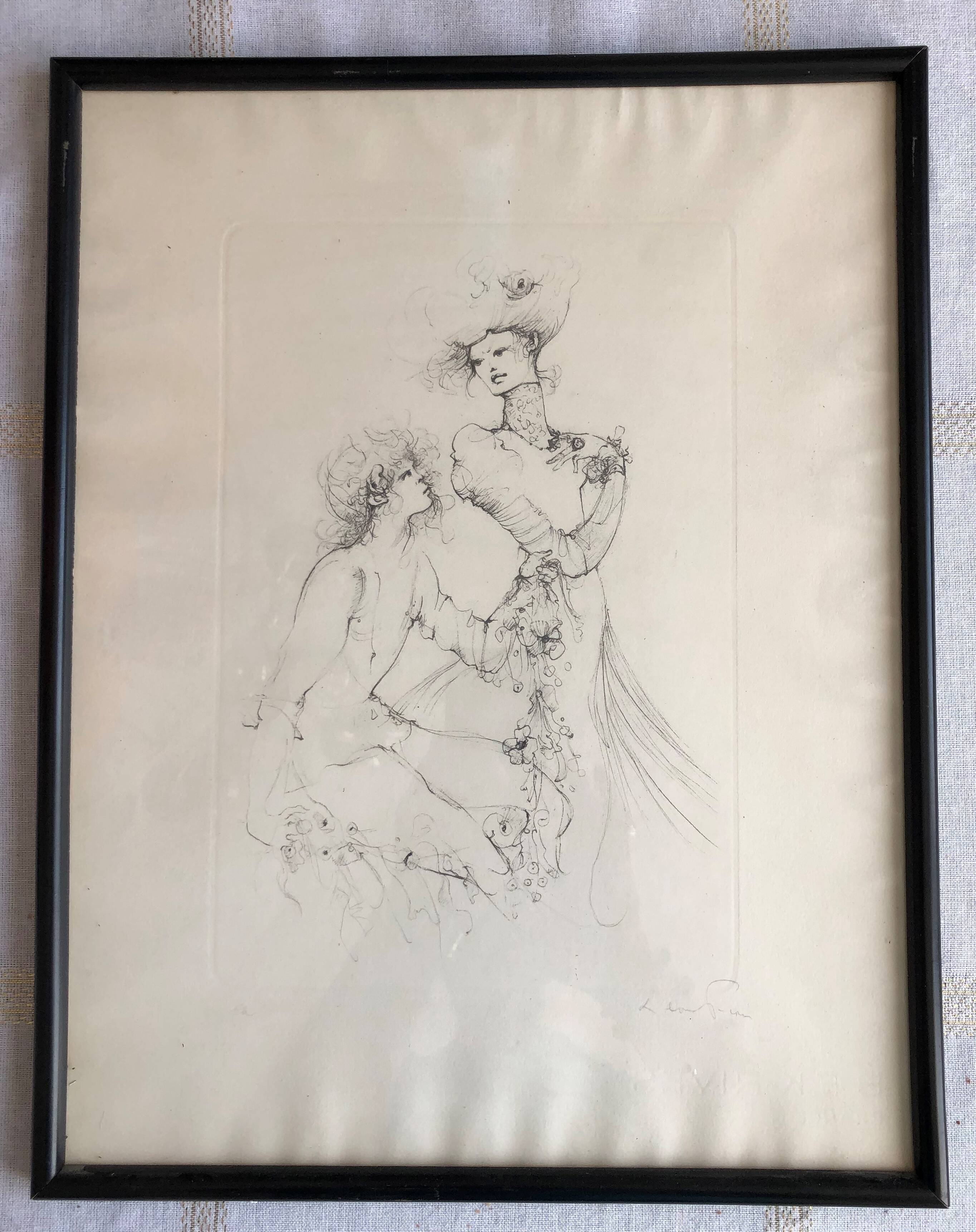 Lithograph by Leonor Fini